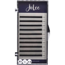 Ресницы для наращивания JoLee Super Mink Lash C 0.10 мм x MIX 5-7 мм 10 линий Черные mini slide 1