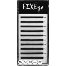 Вії для нарощування FIXEye Silk Lash CC 0.10 мм x MIX 5-7 мм 10 ліній Чорні mini slide 1