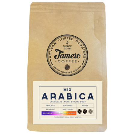 Кофе молотый свежеобжаренный Jamero Арабика микс 225 г