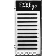Ресницы для наращивания FIXEye Silk Lash CC 0.10 мм x MIX 6-8 мм 10 линий Черные mini slide 1