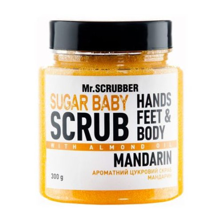 Цукровий скраб для тіла Mr.Scrubber Sugar baby Mandarin для всіх типів шкіри 300 г slide 1