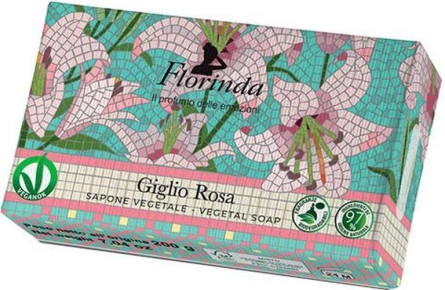 Мыло натуральное Florinda Мозаика Розовая лилия 200 г