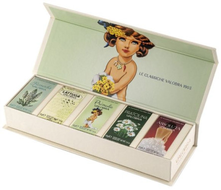 Подарочный набор мыла для лица и тела Valobra Primula 45 г х 5 шт slide 1