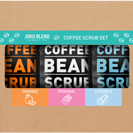 Набір Joko Blend Coffee Body Scrub Set of 3
