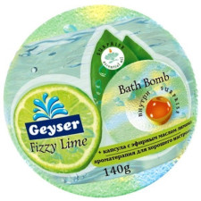 Бомба для ванны Aqua Cosmetics Geyser Fizzy Lime 140 г mini slide 1
