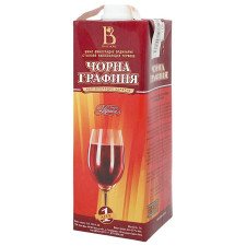 Вино Винлюкс Чорна Графиня червоне напівсолодке 12% 1л mini slide 1