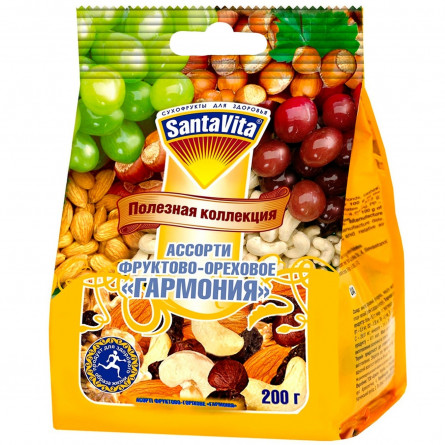 Асорті фруктово-горіхове Santa Vita Гармонія 200г
