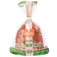Хліб Рум'янець житній нарізаний 450г mini slide 1