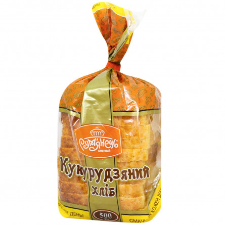 Хліб Рум'янець Кукурудзяний нарізаний 500г