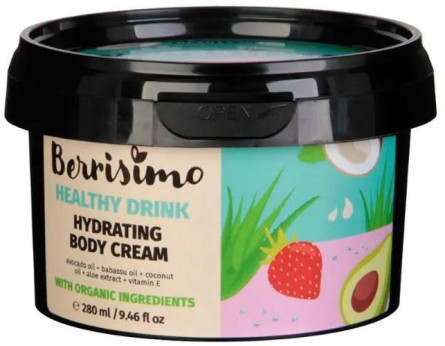Зволожуючий крем для тіла Beauty Jar Berrisimo Healthy Drink 280 мл