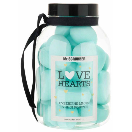 Парфумоване мило ручної роботи Mr.Scrubber Love Hearts Tiffany 17 шт.