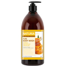 Гель для душу Naturia Мед/Лілія Pure Body Wash Honey & White Lily 750 мл mini slide 1