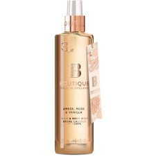 Парфюмированный спрей для тела Grace Cole Body Mist Boutique Amber, Musk Vanilla 250 мл mini slide 1