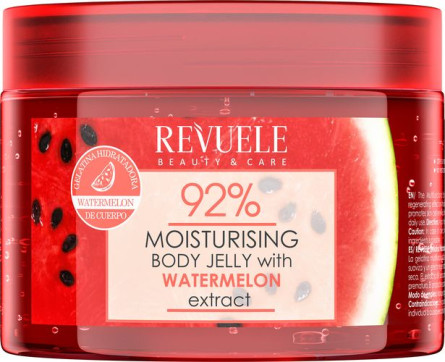 Зволожуюче желе для тіла Revuele Body Jelly Moisturising Watermelon з екстрактом кавуна 400 мл slide 1