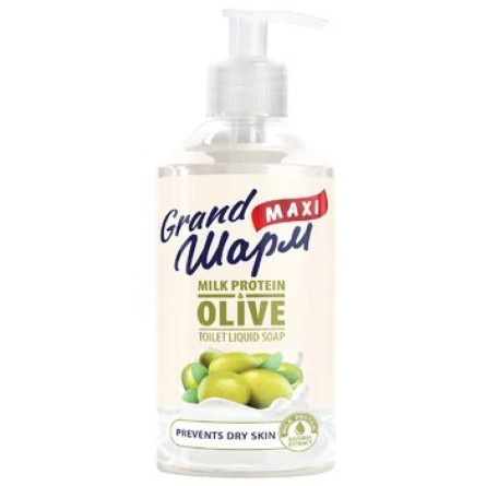 Жидкое мыло Grand Шарм Молочный протеин и оливка 500 мл slide 1
