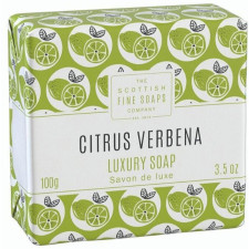 Твердое мыло Scottish Fine Soaps Citrus Verbena Luxury Soap Bar Лимонная вербена в упаковке 100 г mini slide 1