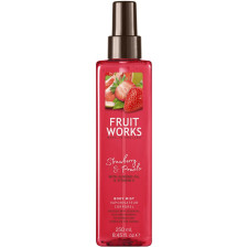 Парфумований спрей для тіла Grace Cole Fruit Works Body Mist Strawberry Pomelo 250 мл mini slide 1