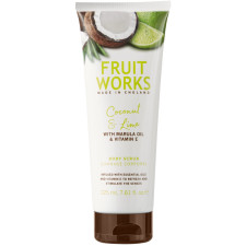 Скраб для тіла Grace Cole Fruit Works Body Scrub Coconut & Lime 225 мл mini slide 1