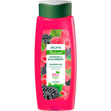 Гель для душу Aroma Raspberry&Blackberry Малина та Ожина 400 мл mini slide 1
