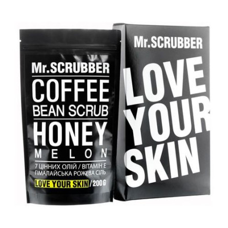 Кофейный скраб для тела и лица Mr.Scrubber Honey Melon для всех типов кожи 200 г slide 1