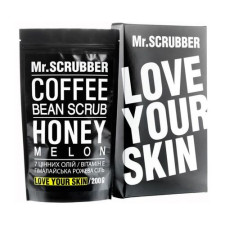 Кофейный скраб для тела и лица Mr.Scrubber Honey Melon для всех типов кожи 200 г mini slide 1