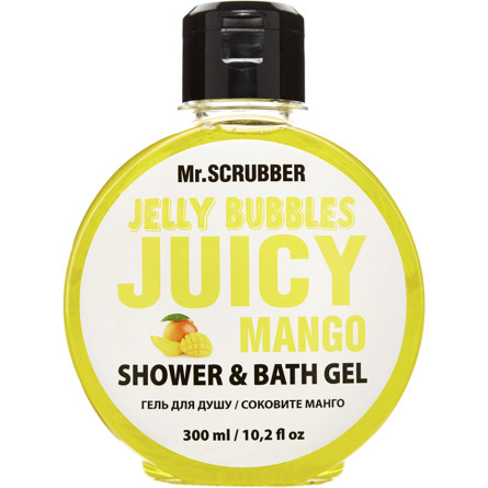 Гель для душу Mr.Scrubber Jelly bubbles Mellow Mango для всіх типів шкіри 300 г