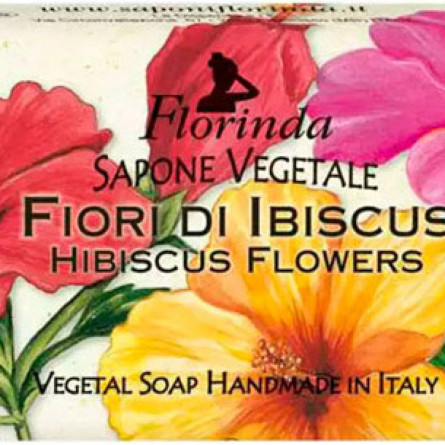 Мыло натуральное Florinda Цветы гибискуса 100 г slide 1