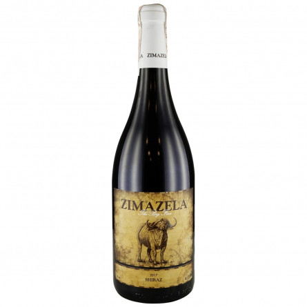 Вино Zimazela Big Five Collection Shiraz червоне сухе 13.5% 0,75л