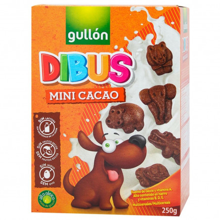 Печеньe Gulon Dibus mini какао 250g