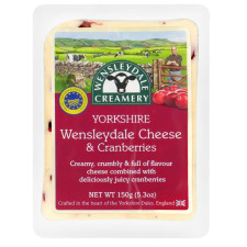 Сир Wensleydale Creamery Yorkshire з журавлиною 43-48% 150г mini slide 1