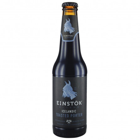 Пиво Einstok Olgerd Icelandic Toasted Porter темное нефильтрованное 6% 0,33л slide 1