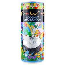 Напій на основі білого вина Chardonnay Coconut газований 5.5% 250мл mini slide 1