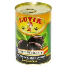 Маслини Lutik 60/90 з кісточкою 425мл mini slide 1