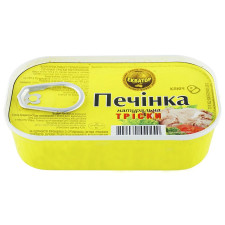 Печінка тріски Екватор натуральна 100г mini slide 1