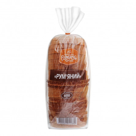 Хліб Рум'янець Рум'яний нарізаний скибками 600г