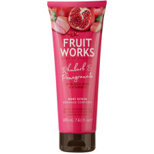 Скраб для тіла Grace Cole Fruit Works Body Scrub Rhubarb & Pomegranate 225 мл mini slide 1