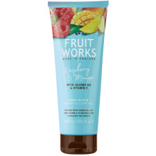Скраб для тіла Grace Cole Fruit Works Body Scrub Raspberry & Mango 225 мл mini slide 1
