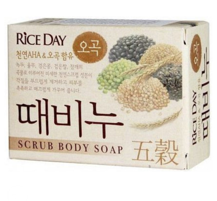 Мыло-скраб для тела Lion Korea Riceday Пять злаков 100 г