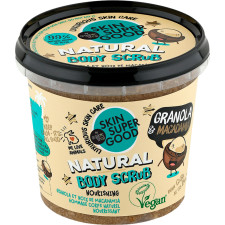 Очищаючий скраб для тіла Planeta Organica Body Scrub Skin Super Good Granola & Macadamia Nut 360 мл mini slide 1