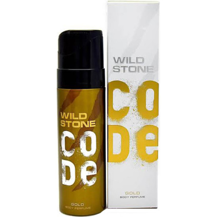 Парфумований спрей для чоловіків Wild Stone Code Body Perfume Gold 120 мл