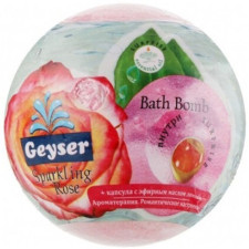 Бомба для ванни Aqua Cosmetics Geyser Sparkling Rose 140 г mini slide 1