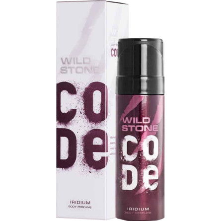 Парфумований спрей для чоловіків Wild Stone Code Body Perfume Iridium 120 мл slide 1