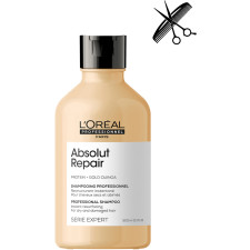 Професійний шампунь L'Oreal Professionnel Serie Expert Absolute Repair для інтенсивного відновлення пошкодженого волосся 300 мл mini slide 1