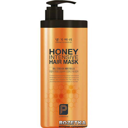 Інтенсивна медова маска Daeng Gi Meo Ri Honey Intensive Hair Maskey для відновлення волосся 1000 мл slide 1