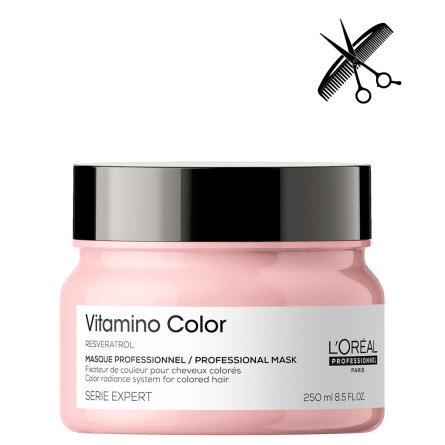 Професійна маска L'Oreal Professionnel Serie Expert Vitamino Color для захисту та збереження кольору фарбованого волосся 250 мл slide 1