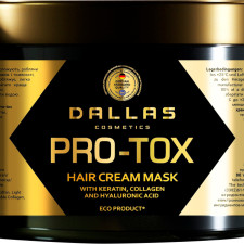 Крем-маска Dallas Hair Pro-tox з кератином, колагеном та гіалуроновою кислотою 500 мл mini slide 1
