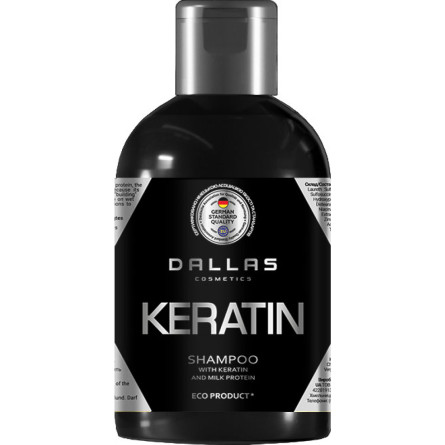 Шампунь Dallas Keratin з кератином і молочним протеїном 1 л