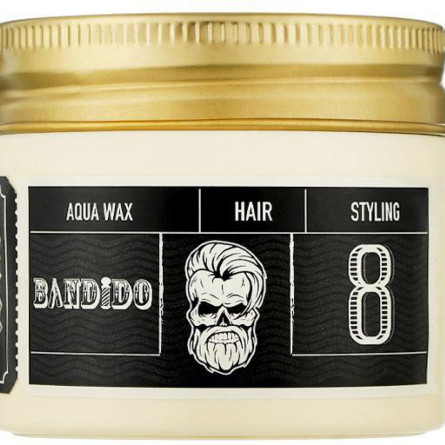 Віск для укладання волосся на водній основі екстра сильної фіксації Bandido Aqua Wax 8 Extreme Strong 125 мл