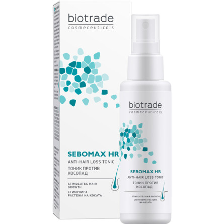 Тонізуючий лосьйон проти випадіння волосся Biotrade Sebomax HR 75 мл