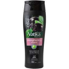 Шампунь для тьмяного та слабкого волосся Dabur Vatika з олією оливи 400 мл mini slide 1